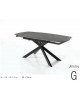 Table Jeremy Force G en céramique allongeable Magasin Promo Meubles Charleroi