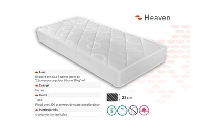 Matelas Heaven Promo Meubles Charleroi