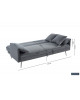 Canapé Lit Sivas Gris 200 cm 429,00 €