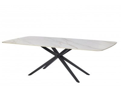 Table Céramique Tonneau Blanc & Cognac 869,00 €